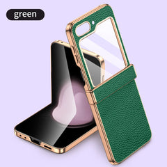 Cow Leather Case Samsung Galaxy Z Flip6 Flip5 Flip 6 5 ZFlip5 | PC029