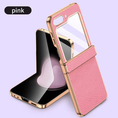 Cow Leather Case Samsung Galaxy Z Flip6 Flip5 Flip 6 5 ZFlip5 | PC029