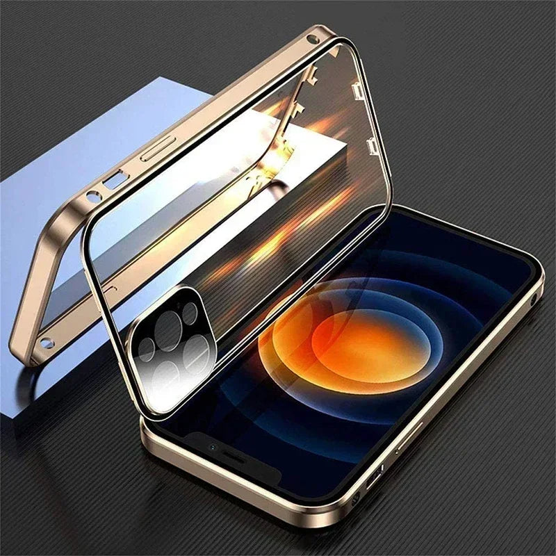 Metal Double-Sided iPhone Case for Full 360° Protection | IPC866