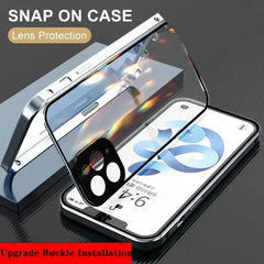 Metal Double-Sided iPhone Case for Full 360° Protection | IPC866