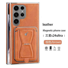 Premium Leather Case for Samsung - Card Holder & MagSafe | SPC503