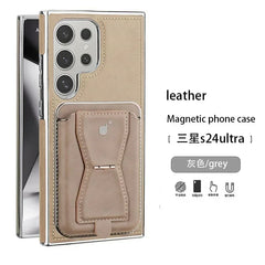 Premium Leather Case for Samsung - Card Holder & MagSafe | SPC503