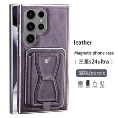 Premium Leather Case for Samsung - Card Holder & MagSafe | SPC503