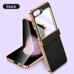 Cow Leather Case Samsung Galaxy Z Flip6 Flip5 Flip 6 5 ZFlip5 | PC029